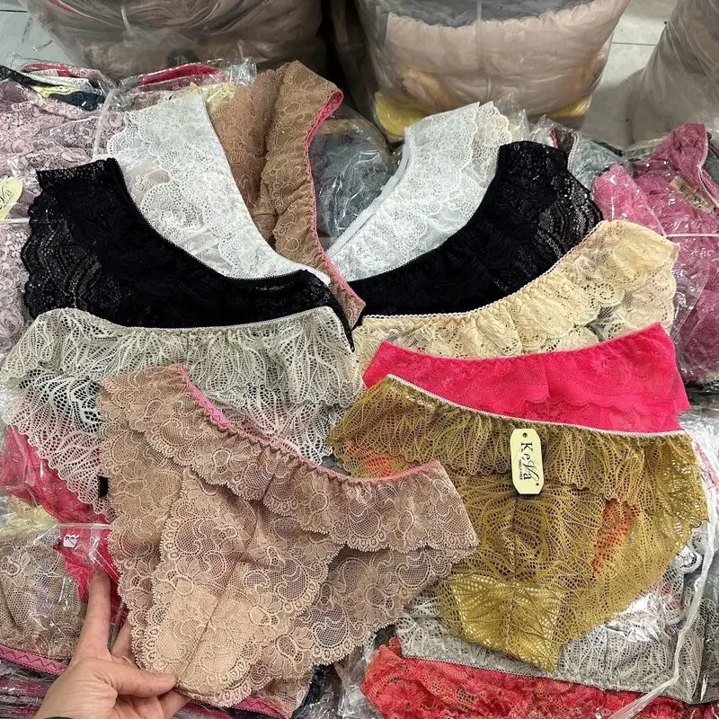[40-60kg] Combo 20 Quần Lót Nữ ren công chúa, mềm mại, quyến rũ, nhiều màu, co giãn, thoải mái (không chọn màu)