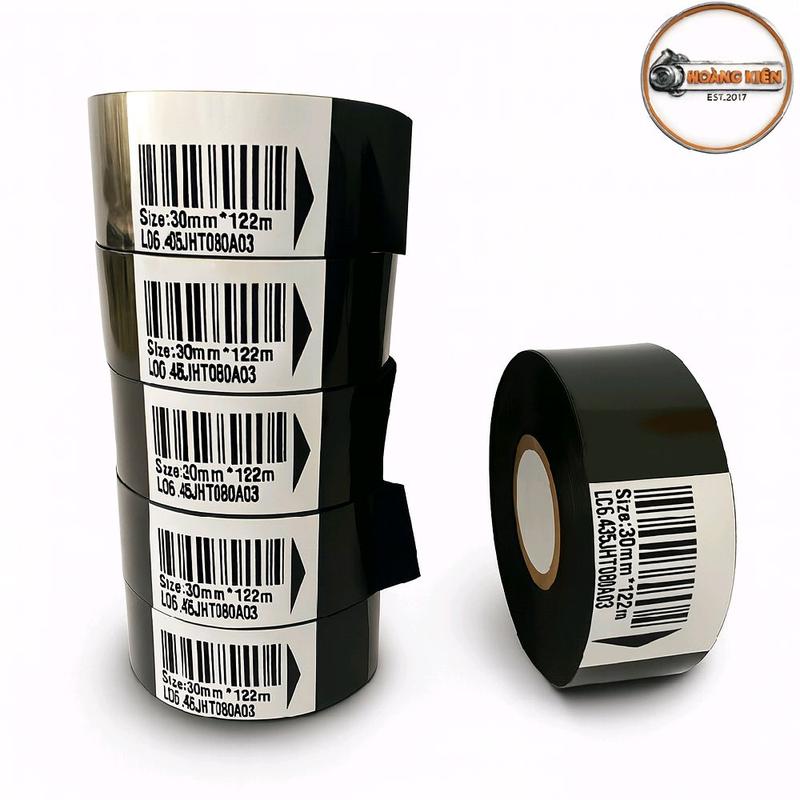 Mực in date DY8 , HP241 LC6 30mm x 122m - Mực in nhiệt Ruy Băng, In Hạn Sử Dụng