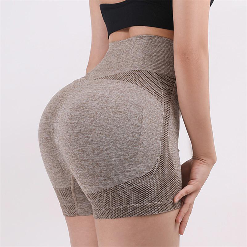 Product Introduction of Kembali Ke Alam Semula Jadi-seluar pendek cepat kering untuk wanita, Seluar pendek sukan langsing untuk Yoga, gim, senaman, seluar anjal ketat untuk Kecergasan, Bingkap Musim Panas waistband tide blue 23