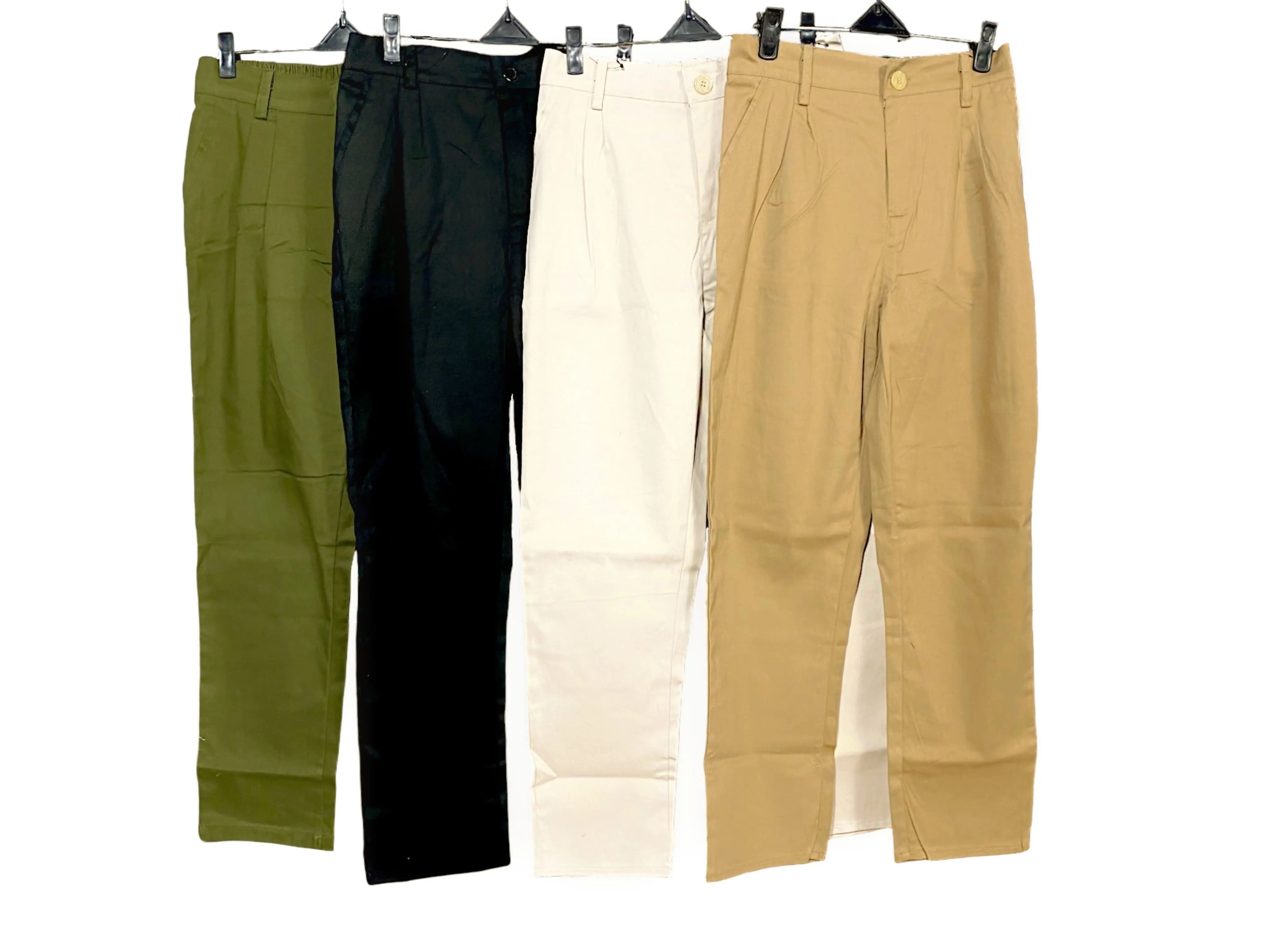 AMAN - Celana Baggy Pants Standar (Katun Twill Combed Melar) Basic Kancing Nyaman Santai Panjang celana kerja basic celana panjang Tebal