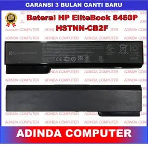 Baterai Laptop HP EliteBook 8460p 8460w 8470p 8470w 8560p 8570p 8570w