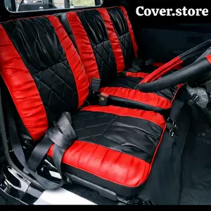 Cover Store Sarung Jok Mobil L300 Pickup Motif Sofa Dil Bahan Kulit Sintetis Berkualitas Tinggi Dilapisi Full Busa Bonus Sarung Setir - Car