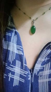 Product Review of PROMO +Kalung liontin hijau (aura) sudah di blesing untuk pembuka aura POSITIF tinggal pakai saja dan tidak ada pantangannya from 🍀**🌻 0