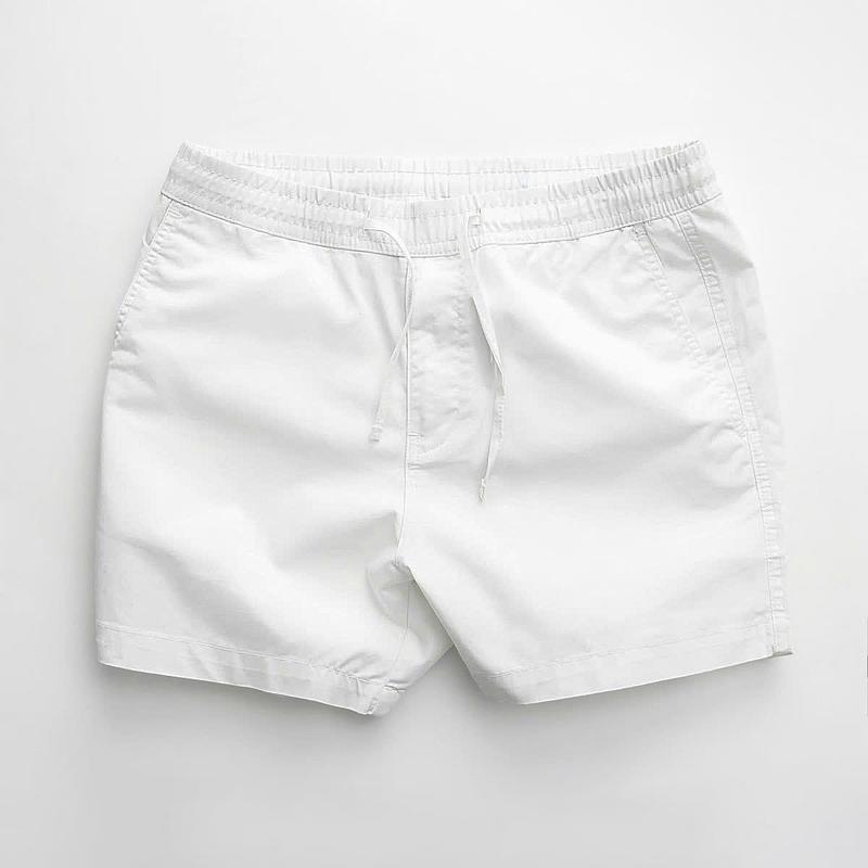 Quần short kaki nam màu trắng trơn kiểu dáng thể thao lửng  KKXD02 form chuẩn đẹp Sport