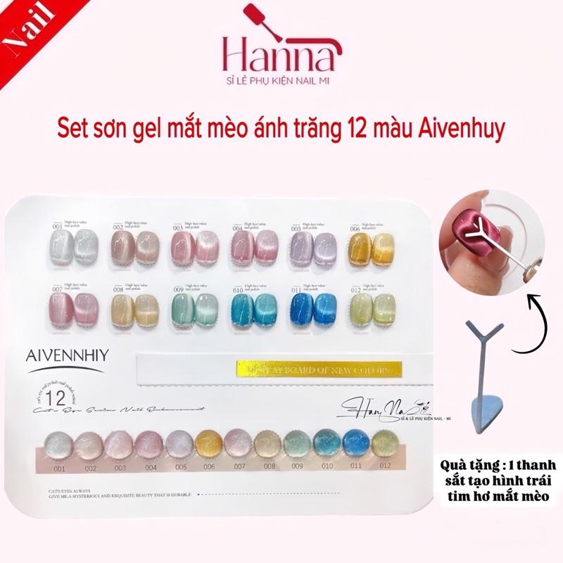 Set Sơn gel Mắt Mèo Ánh Trăng, kim cương, cực quang [tặng bảng màu]