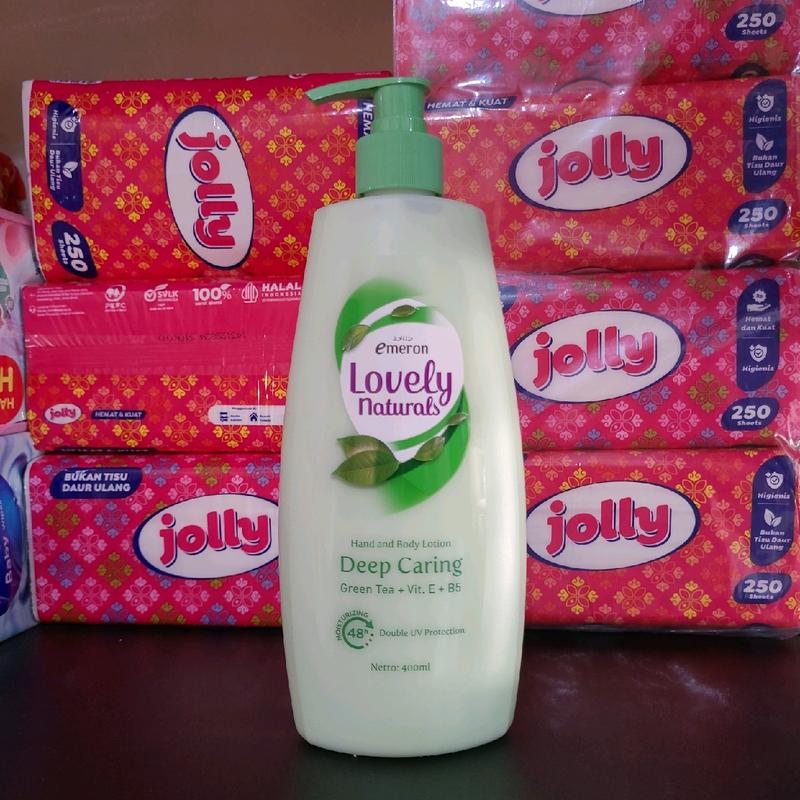 Lotion Tangan dan Tubuh Emeron Lovely Naturals 400 ml - Pencerah 5