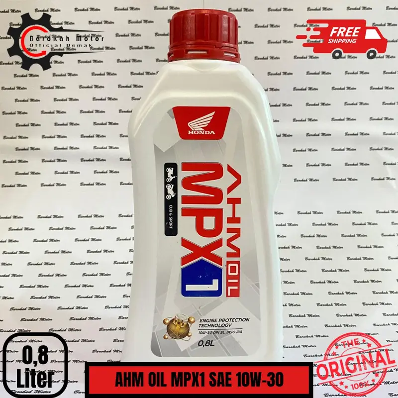 OLI MOTOR AHM OIL MPX1 10W - 30 0.8 LITER MATIC & CUB 0