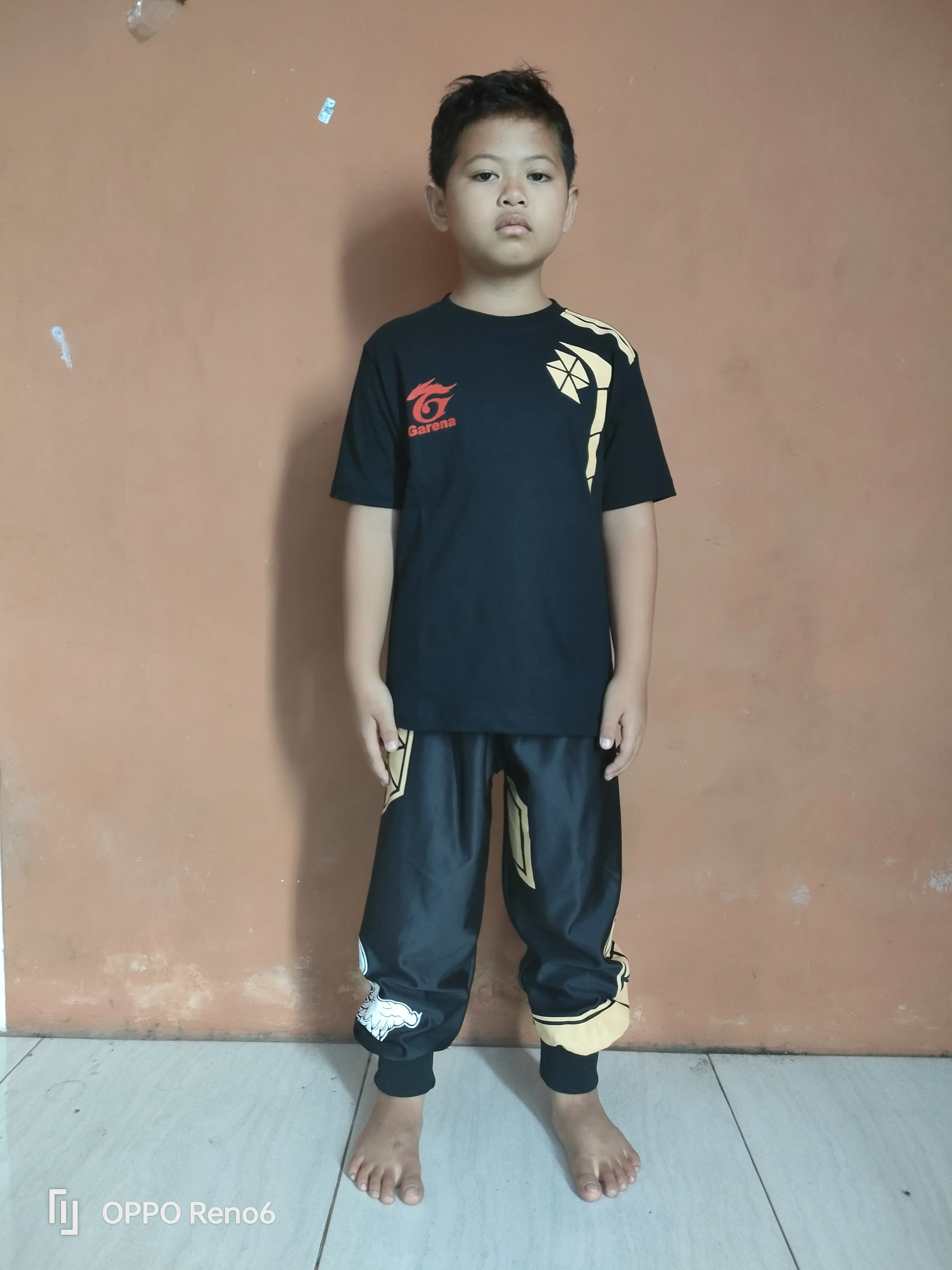 Setelan Celana Gaming BNL Dan kaos Anak Free Fire FF Gaming