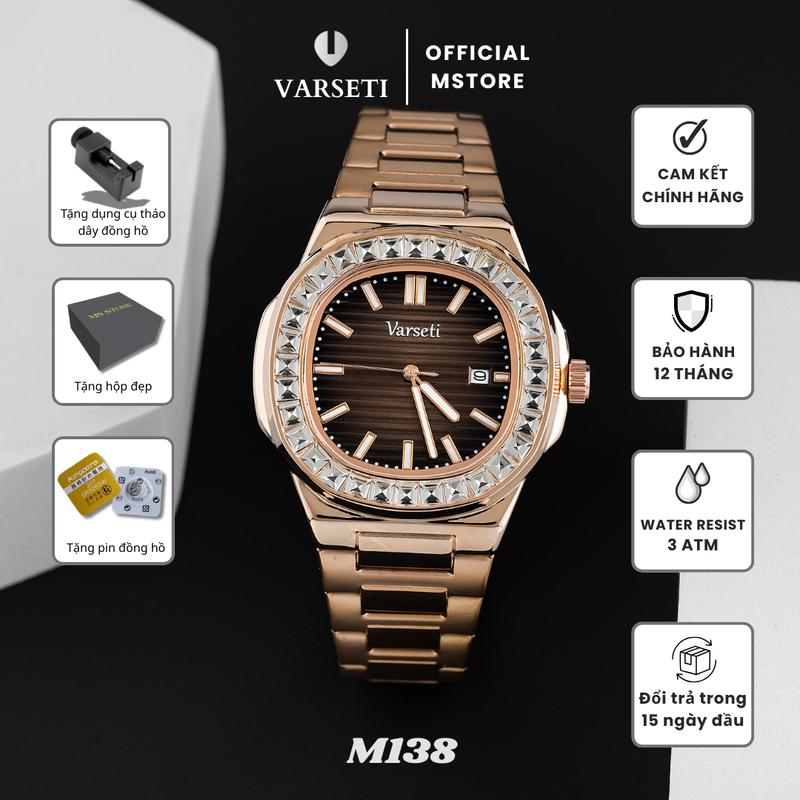 -ĐỒNG HỒ NAM VERSATI THIẾT KẾ SANG TRỌNG TRẺ TRUNG LỊCH LÃM CỰC XỊN SÒ - M138