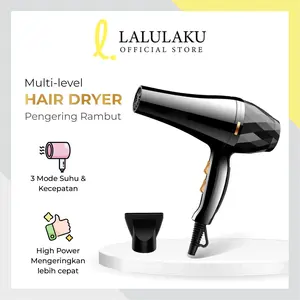 Hair Dryer Ionic Pengering Rambut Multi-level Cold & Hot Wind