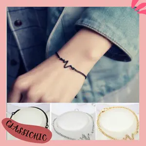 ❀Cc❀ FA06 Gelang Rantai wanita Couple Fashion Bracelet Elegan