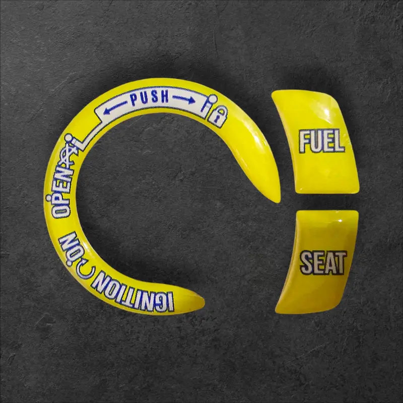 EMBLEM KUNCI AEROX FREEGO FILANO LEXI KEYLESS STICKER PANEL KONTAK AEROX KEY LESS 3