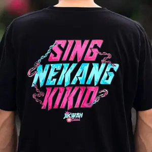 BAJU / T-SHIRT JIK WAH CHANNEL V5 LIMITED SING NEKANG KIKID Kaos Distro Oblong Pria Katun Polos Combed Keren