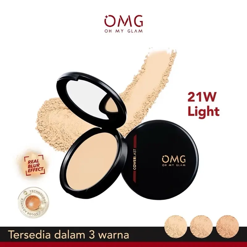 OMG Oh My Glam Coverlast Two Way Cake 12 Gr | TWC | Bedak Padat 6