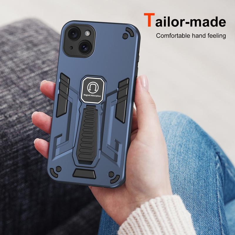 Product Introduction of Silicone Shockproof Foldable Stand Case for iPhone 7/8 Plus/X/11/12/13/14/15 Pro Max - Protective Phone Cover with Built-in Kickstand 20