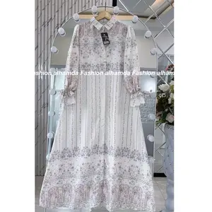 LANGSUNG KIRIM Gamis al Mahira Lebaran Jaguar 2026 Lengan Lonceng mix renda Terbaru Muslim Wanita Bahan Nyaman Elegan Mewah