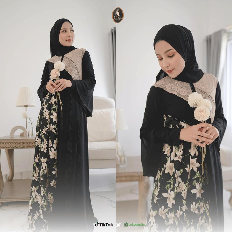 Gamis G.425 Arishya 1 Luna Hijab Indonesia 3
