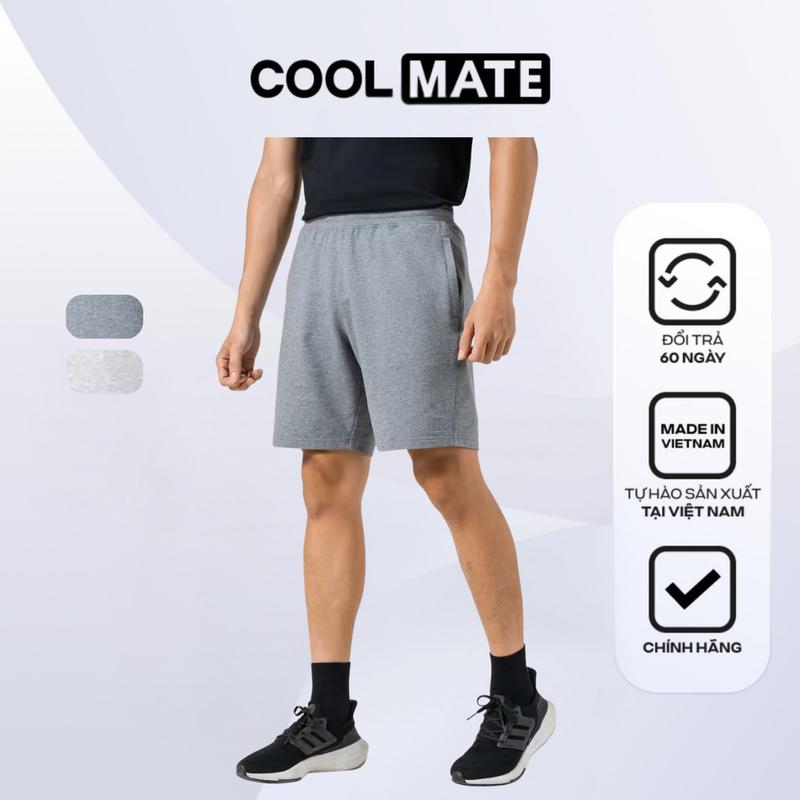 Quần short nam New French Terry V2 thêu logo - Quần nam - Coolmate