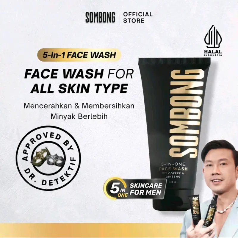 SOMBONG 5-in-1 Face Wash with Coffee & Ginseng 0