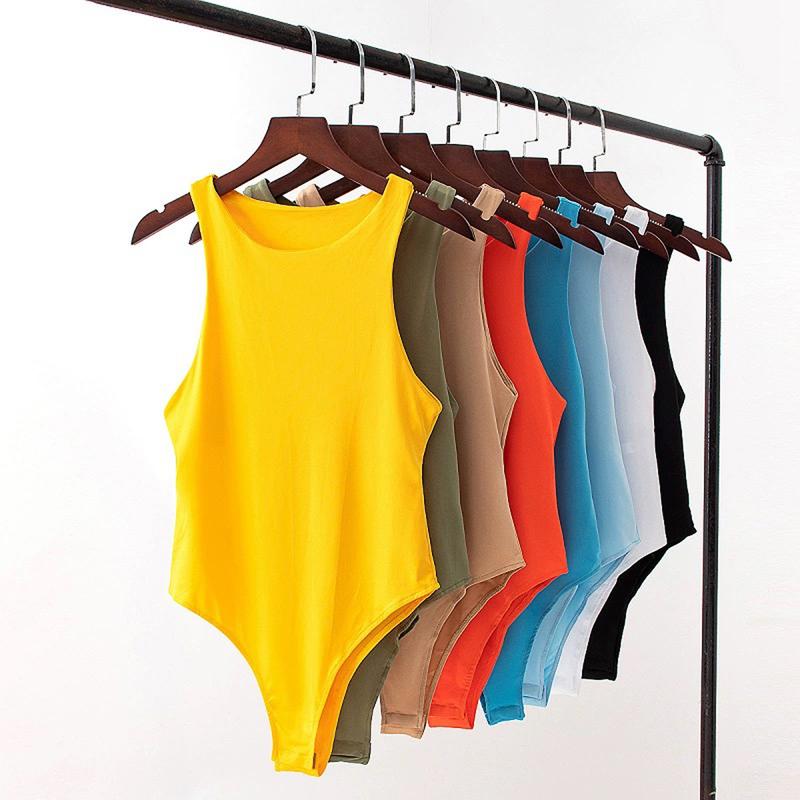 Áo Jumpsuit Quần Gợi Cảm, Màu Trơn Mùa Hè, Xu Hướng Thời Trang Châu Âu Và Mỹ Áo Nữ, SS24  Top Umi Bodysuit 7