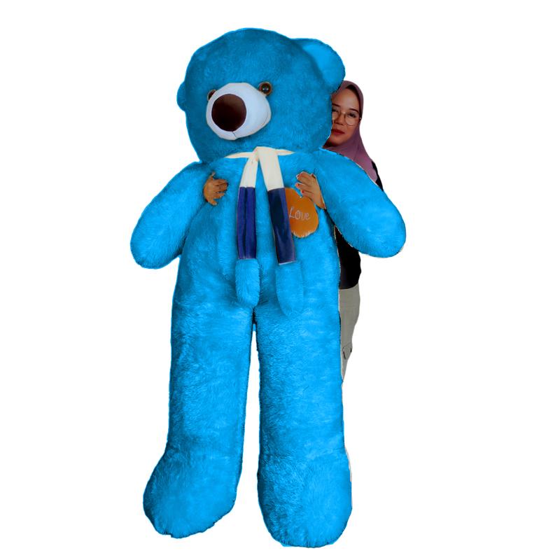Boneka Teddy Bear Beruang Besar super Jumbo 1.6 Meter Lucu Lembut Cocok Untuk kado Toys Set Hadiah Beraneka warna Dolls 2