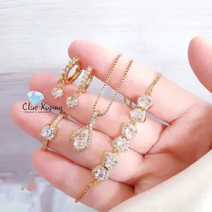 Clue Xuping - 1 SET HEMAT PERMATA CANTIK CX29102400 cincin set perhiasan