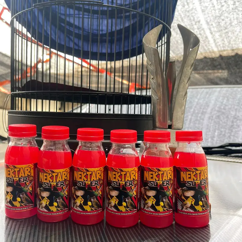 Paket Hemat 6 botol Nektar Super sogon pleci kolibri by Penggacor Seketika Vitamin Burung 0