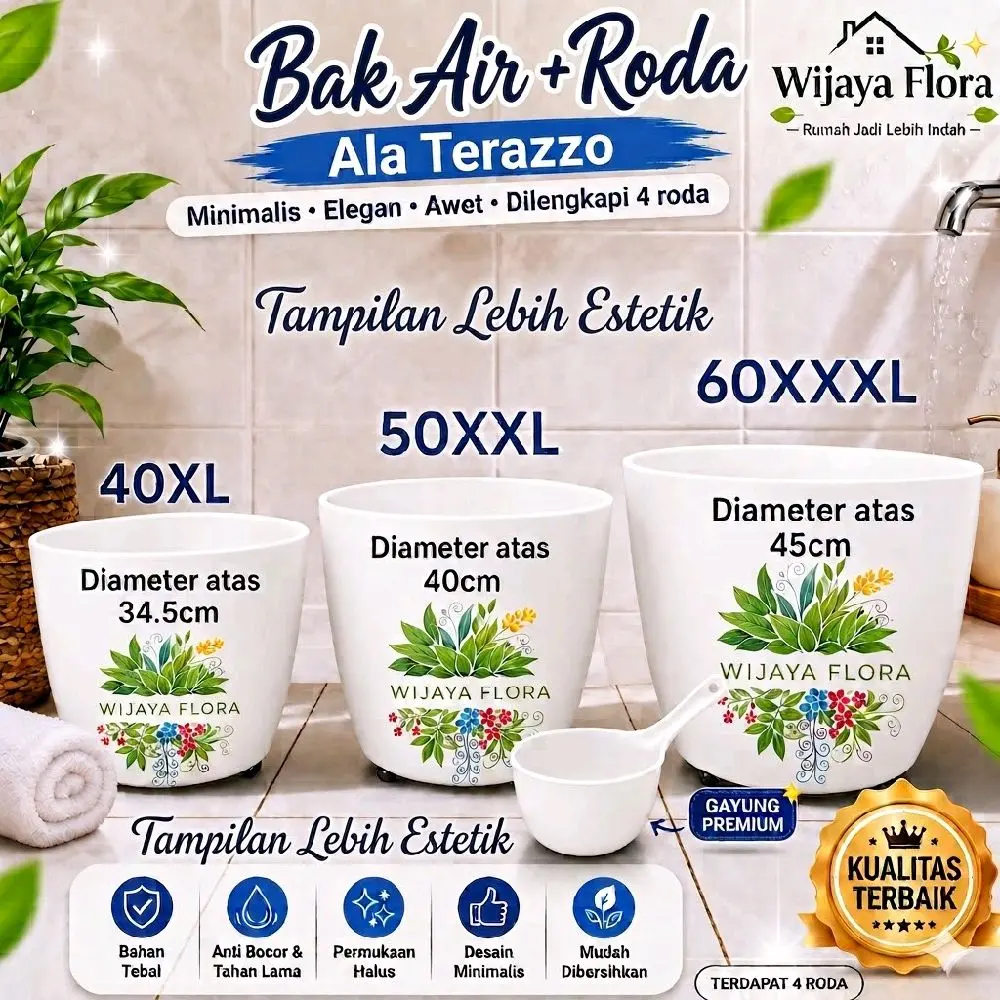Bak mandi roda viral / Bak air roda viral / Gentong air roda viral ORIGINAL LOVENIA
