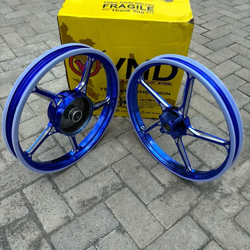 Velg VND Six Stars Ring 17 140/160 Biru Jupiter Z Motorcycle Accessories 3