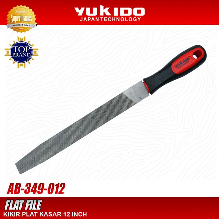 Gambar Yukido Kikir Besi Datar Kasar 12INC / Flat File Yukido 12INCH AB349-012 dari PT. YUKIDO POWER TEKNIK Kab. Tangerang Tokopedia