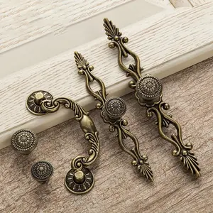Lemari Jendela Pintu Rumah Kuningan Antik Knop Gagang Pintu Klasik Vintage Kuno Tarikan Laci Lemari Vintage Klasik Handle Laci Gagang Pintu
