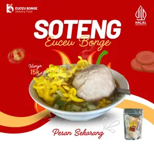 Soteng Instan Eceu Bonge Ful Bumbu Kuah Pedas Halal Tahan 3-5 Hari Vacuum Pack