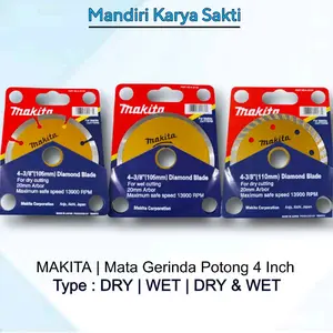 mata gerinda potong keramik 4 inch makita | mata potong keramik kering | for dry cutting makita diamond wheel
