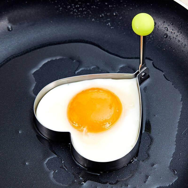 5Pcs Stainless Steel Fried Egg Mold Star Flower Round Heart Shaped Frying Egg Pancake Rings 3