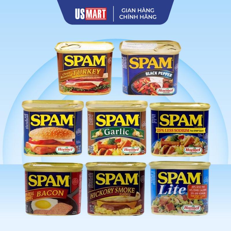 Thịt Heo Đóng Hộp SPAM 340gr Mỹ Nhiều Vị