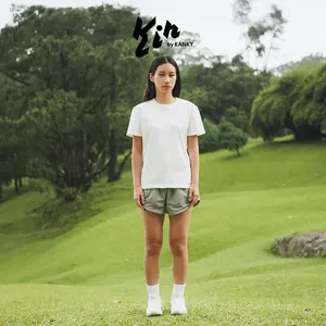 Women Cut KIN Cotton T-Shirt Short Sleeve | Katun KIN Kaos Kerah Bulat Lengan Pendek Wanita