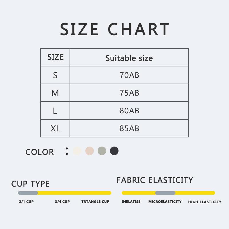 GEMER Bra Cup B Push-Up Tanpa Kawat Tanpa Jahitan dan Tak Terlihat Pakaian Dalam Wanita Cup Lebar untuk Kenyamanan Maksimal