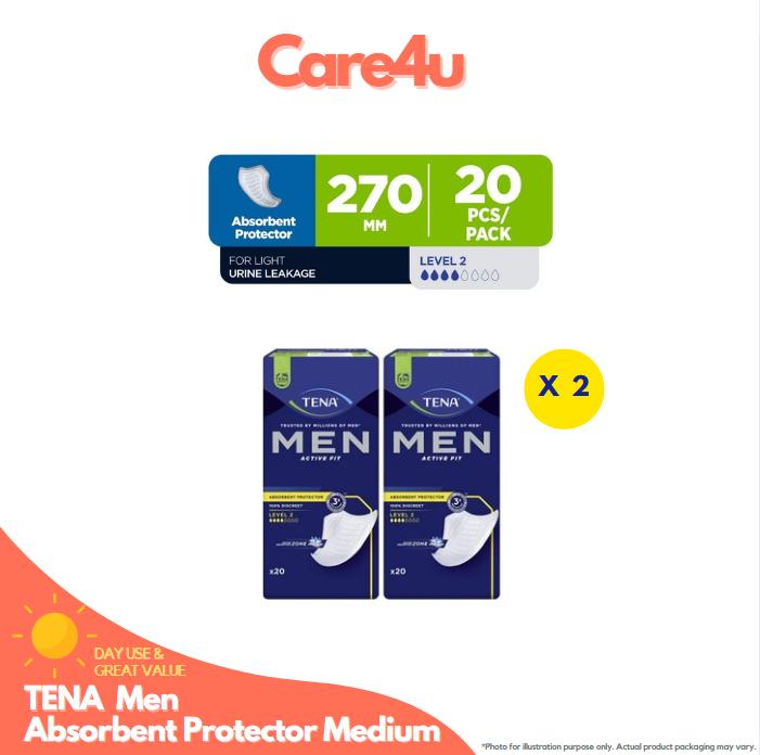 TENA Men Active Fit Absorbent Protector Level 2 20s Comfort 1