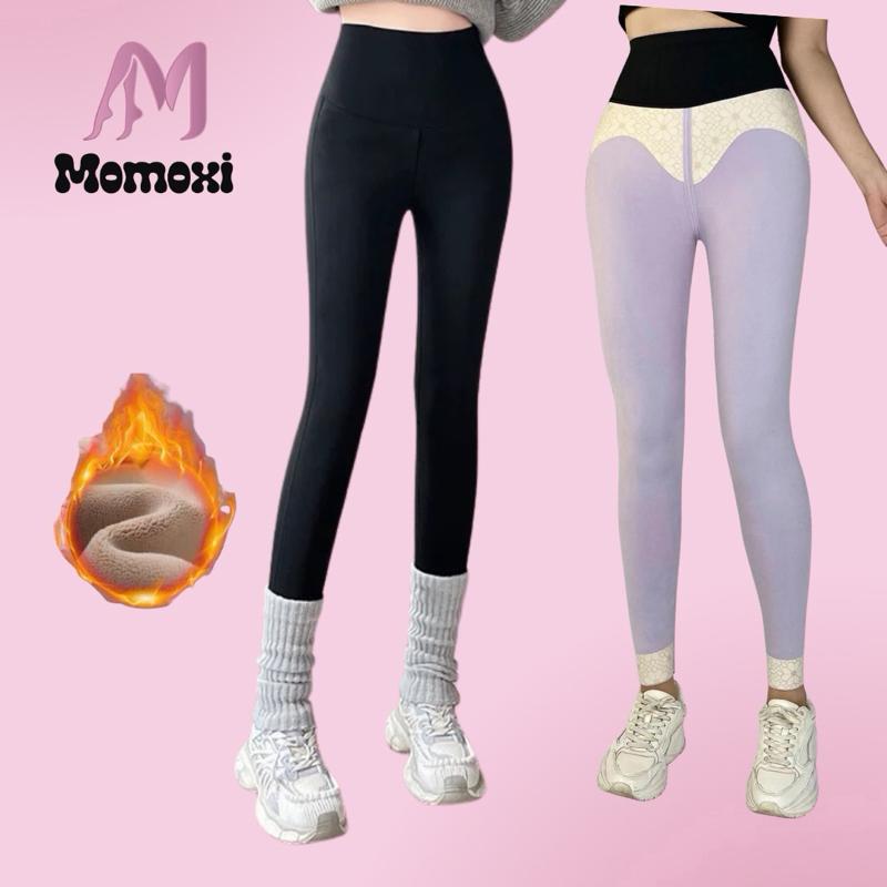  Quần legging nữ lót nỉ tím chất vải su đúc dày dặn cạp cao có lỗ thông hơi thoát khí phom nâng v3  kiểu dáng trẻ trung năng động. 