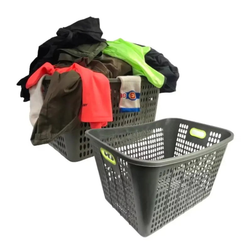 Keranjang Pakaian Baju Laundry Plastik Bolong/Ikan Sayur Buah Serbaguna Pajero - Model Terbaru 0