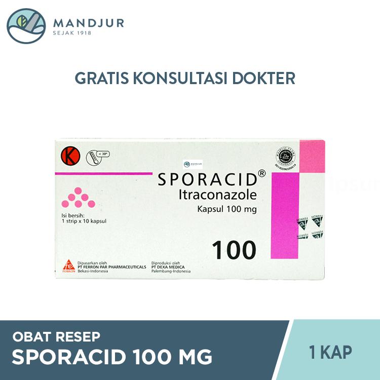 Sporacid Itraconazole 100 mg 1 Kapsul