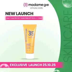 Madame Gie Daily Calm Protect Sunscreen SPF 35 PA+++ dengan Kalendula Original 100% Exp 2025 untuk Semua Tipe Kulit