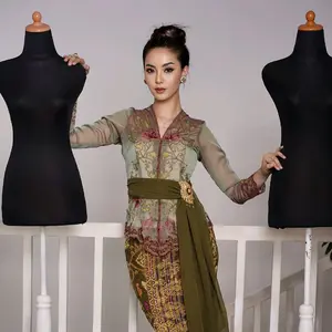 ANA KEBAYA KEBAYA JADI TWO TONE tangan panjang Slim _ ANIMORE VERSI WULAN SIZE LANGKAP [ XS sd XXL ]
