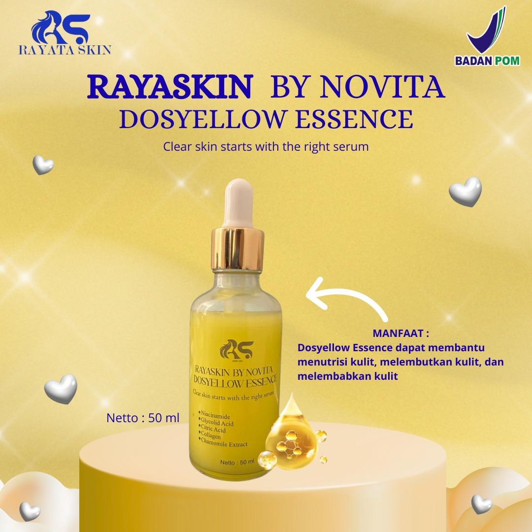 SPESIAL LIVE HARGA AMBYAR (RAYASKIN BY NOVITA) - DOSYELLOW ESSENCE NETTO 50ML (Clear skin starts with the right serum)