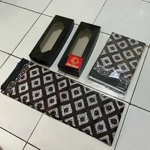 Kain batik print motif sidomukti ukel pinggir hitam batik printing salem brebes