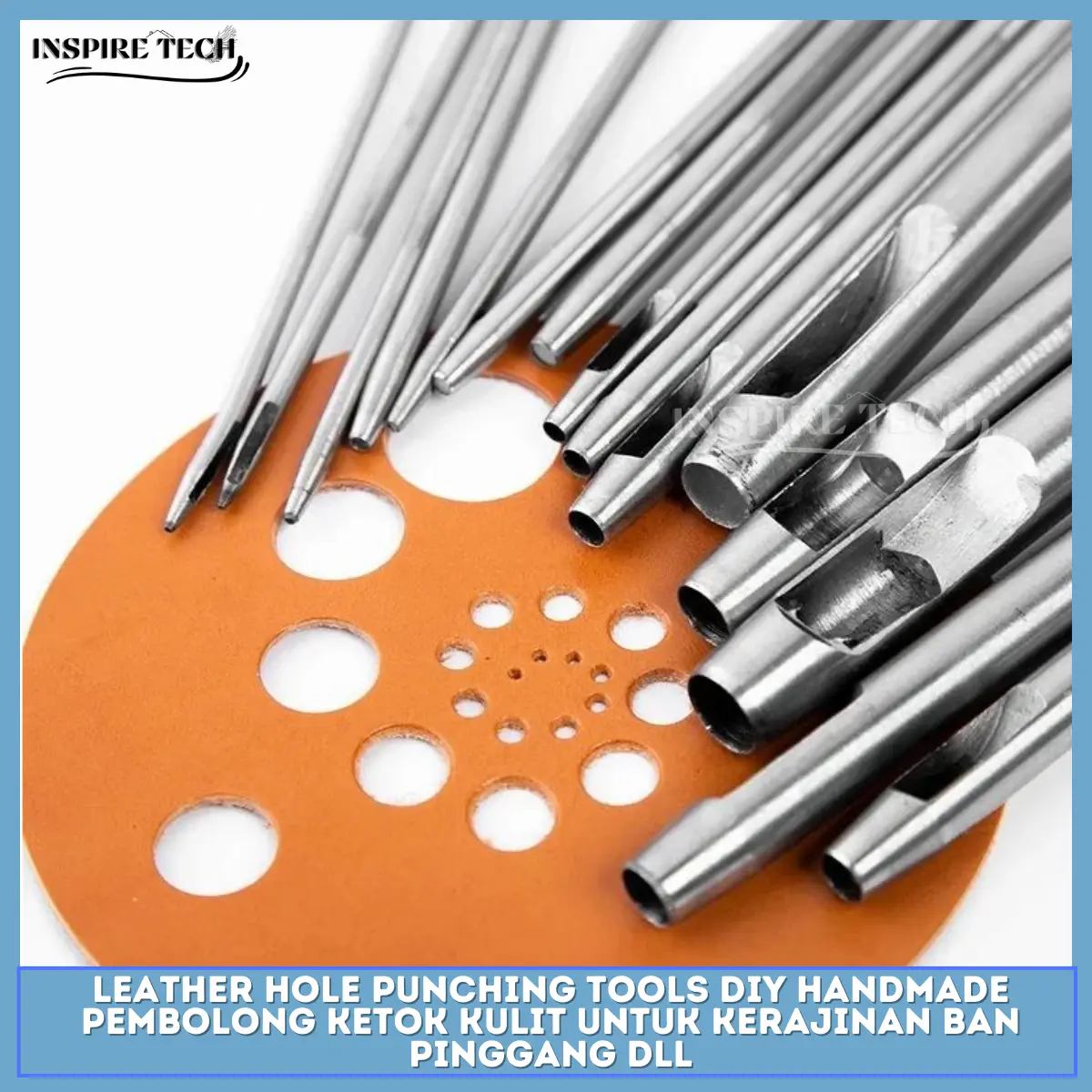 Alat Pelubang Pembolong Kulit Sabuk Kerajinan Bestir Hollow Punch Pembuat Plong Lubang 10MM - 25MM