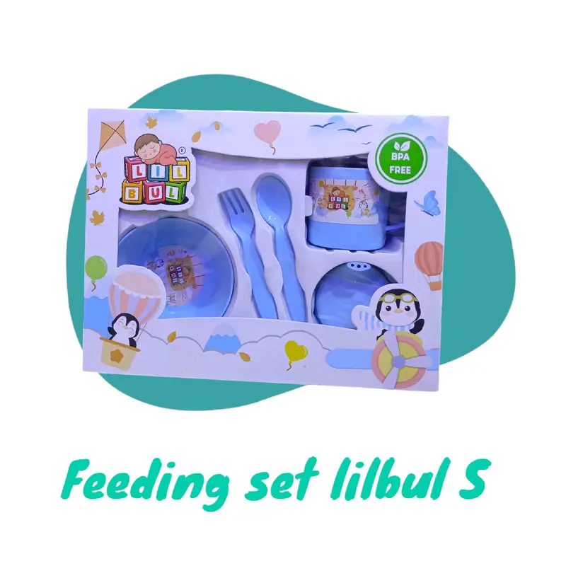 feeding set/ tempat makan bayi set ukuran kecil 3