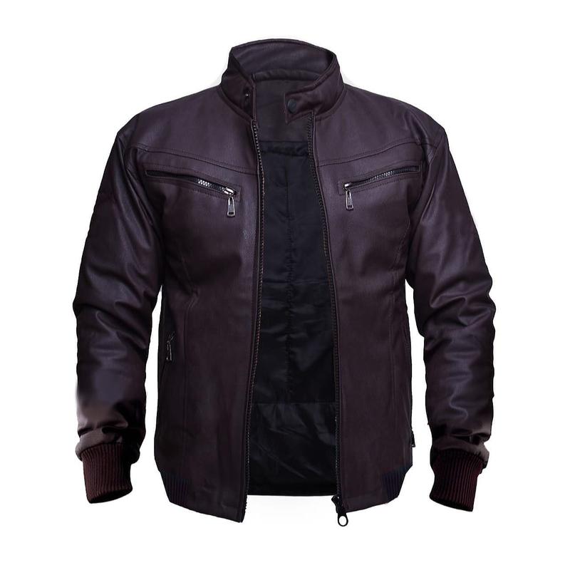Product Introduction of Jaket Motor Pria Semi Kulit BKR 041 Jaket Touring Polos Keren  Distro 1