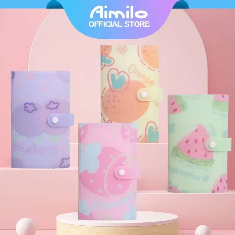 [READY] Aimilo Map Dokumen A4-A5 Dokumen Keeper Waterproof Clear Holder File Map Plastik Perlengkapan Sekolah Stationery Kolbuk 0