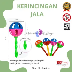 Mainan Kerincingan Bayi / Mainan Gagang Bayi Mainan Stick Belajar 700102